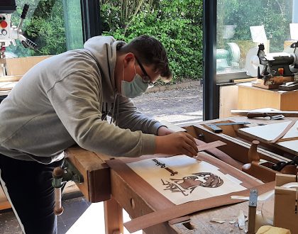 Mittelstufenschülerinnen und -schüler der THS „servieren“ kreative Tabletts