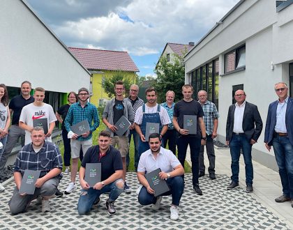 Neue Malergesellen machen die Welt ein bisschen bunter