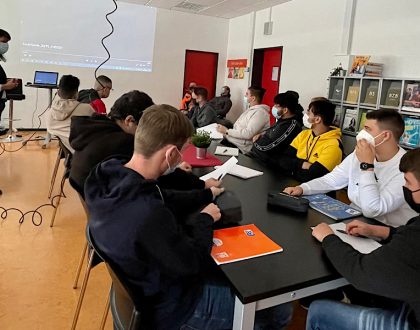 Albert Weil als erster Ausbildungsbotschafter in der Talent Company der FDS