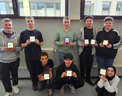 Projekt Lithophan mit einer Box in der Mittelstufenschule