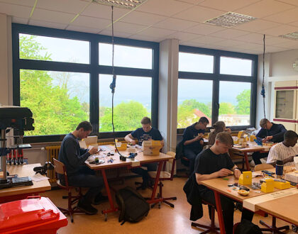 Workshop im FabLab der Friedrich-Dessauer-Schule